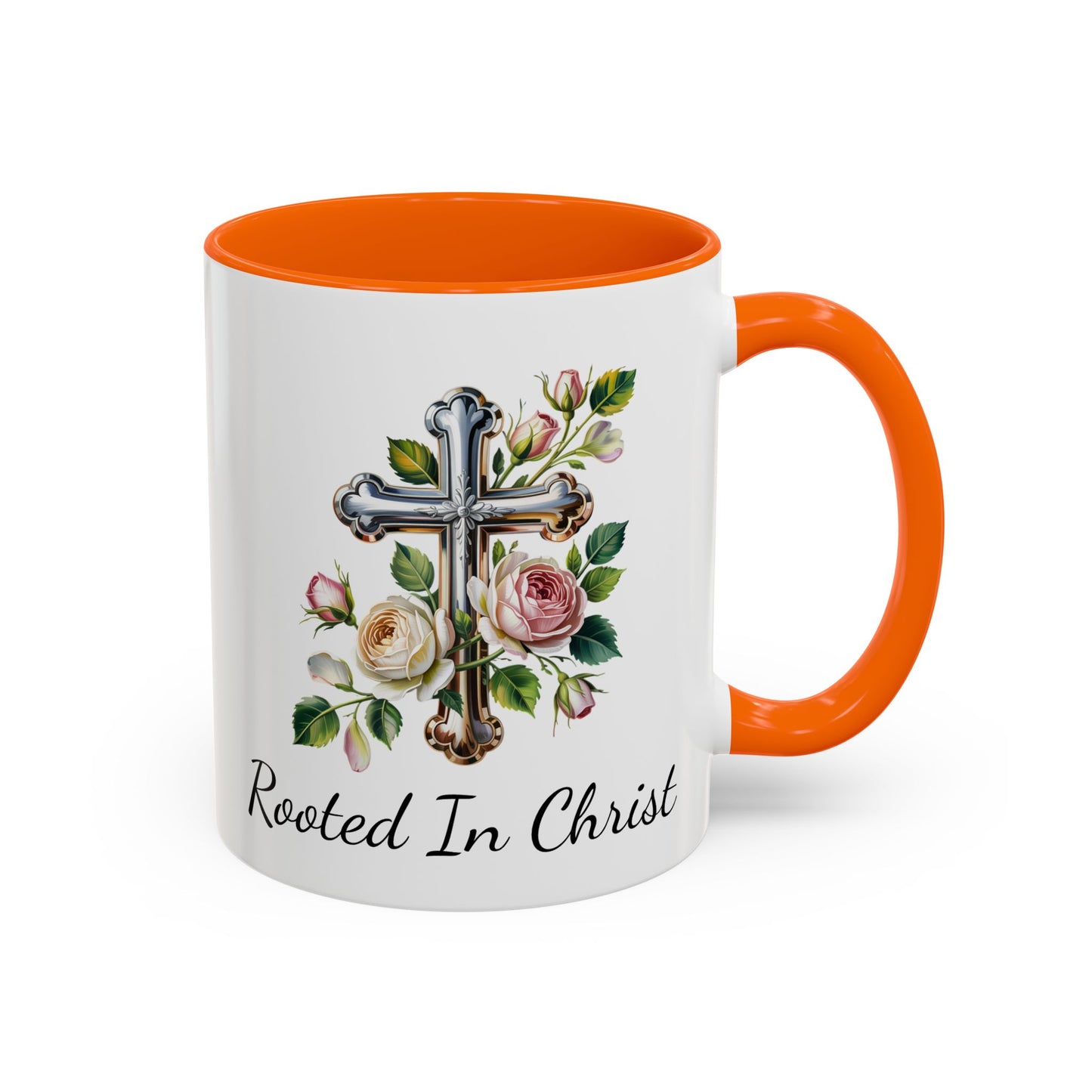 Accented Coffee Mug - Rooted In Christ