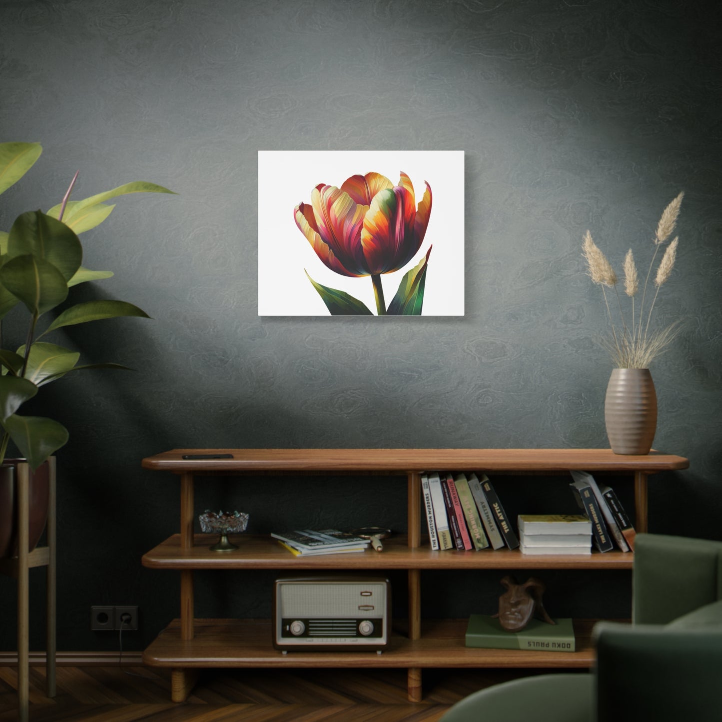 Tulip Flower Canvas Wall Art