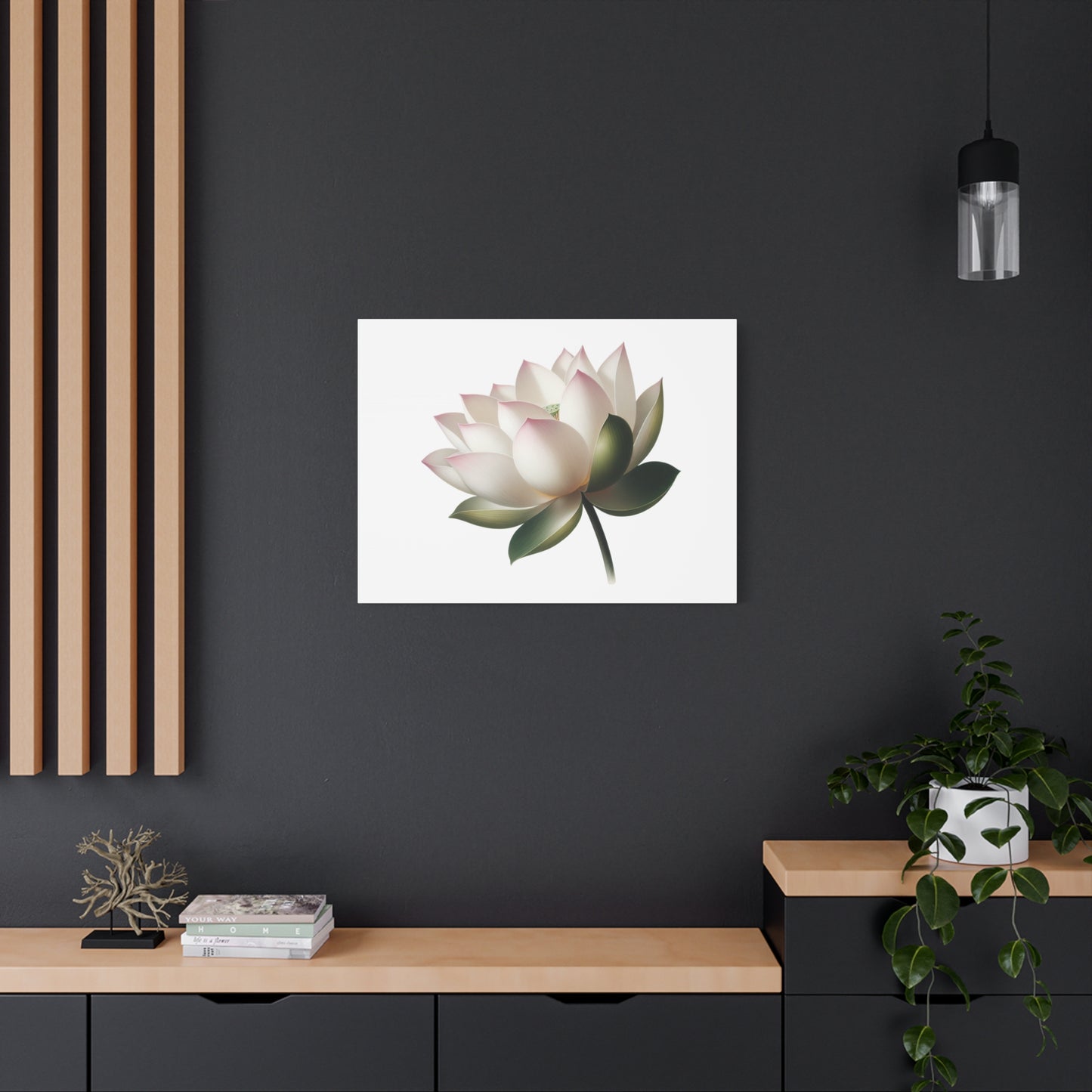 Lotus Flower Canvas Wall Art