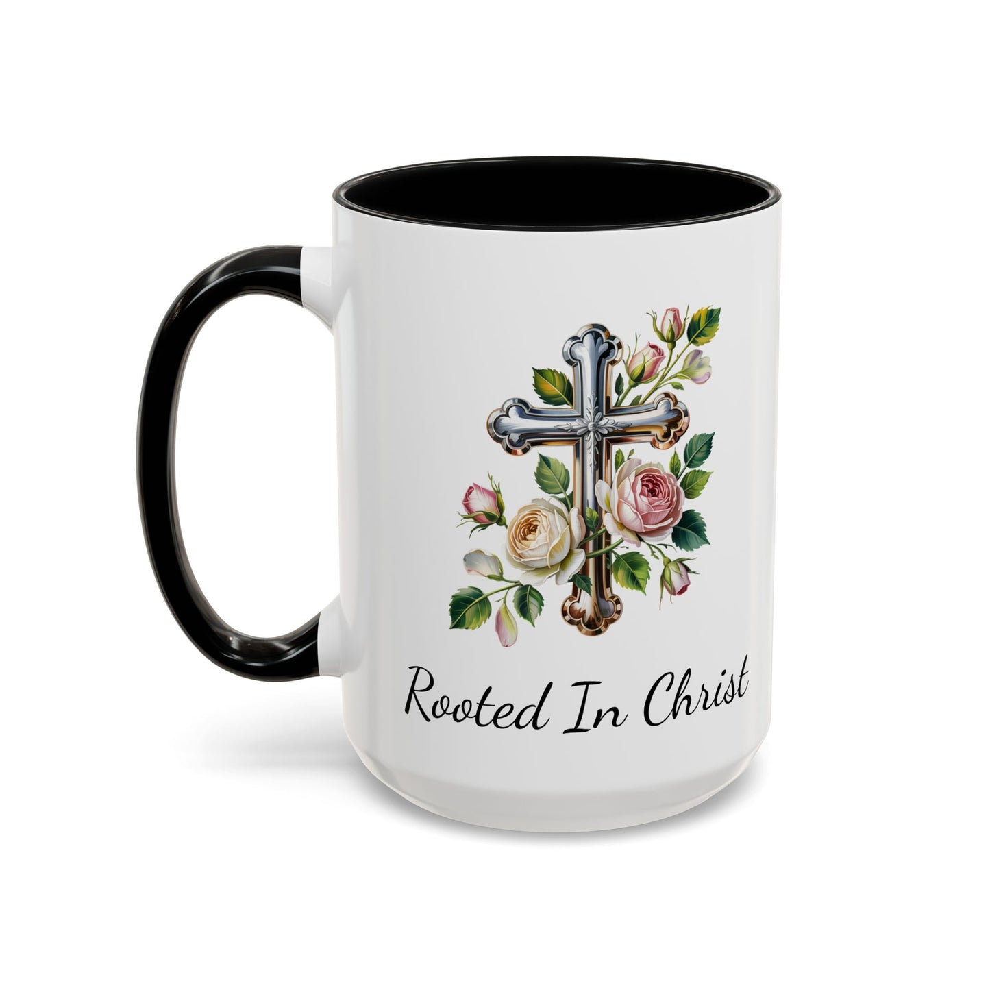 Accented Coffee Mug - Rooted In Christ