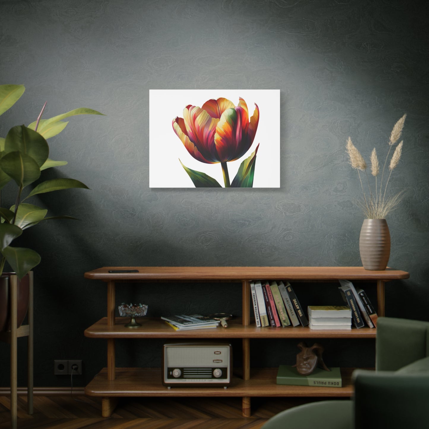Tulip Flower Canvas Wall Art