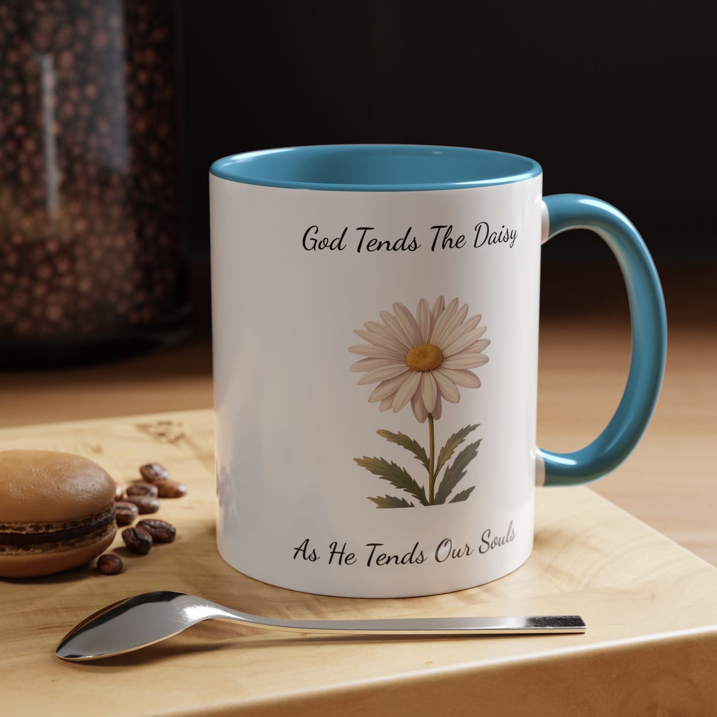 Accented Coffee Mug - Daisy
