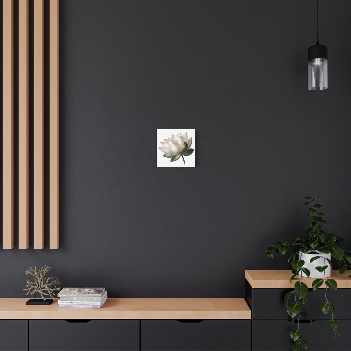 Lotus Flower Canvas Wall Art