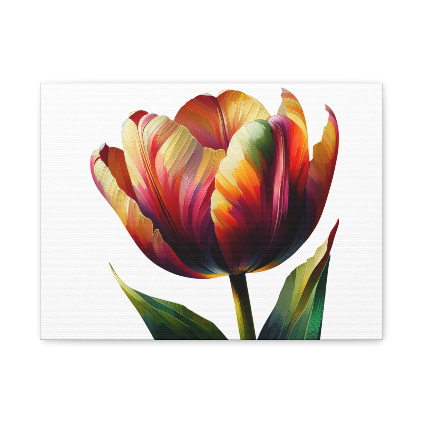 Tulip Flower Canvas Wall Art