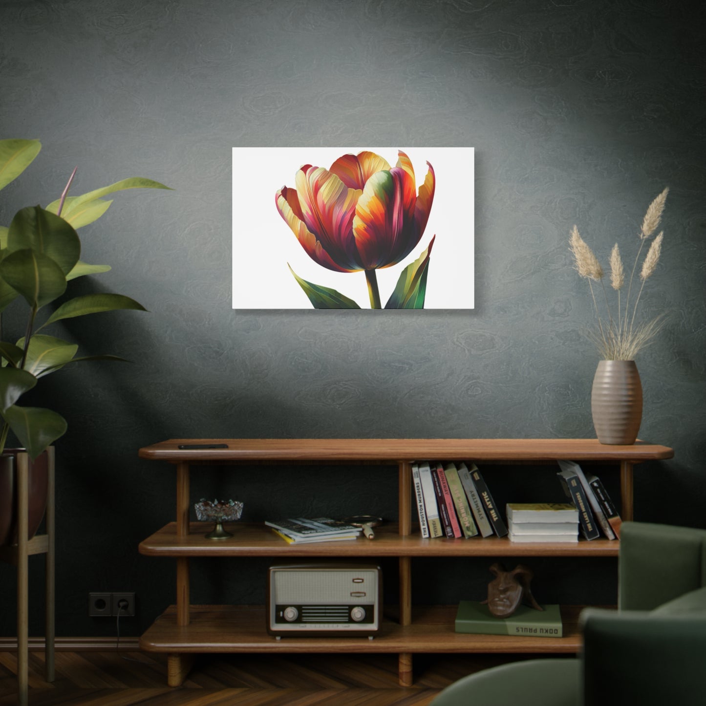 Tulip Flower Canvas Wall Art