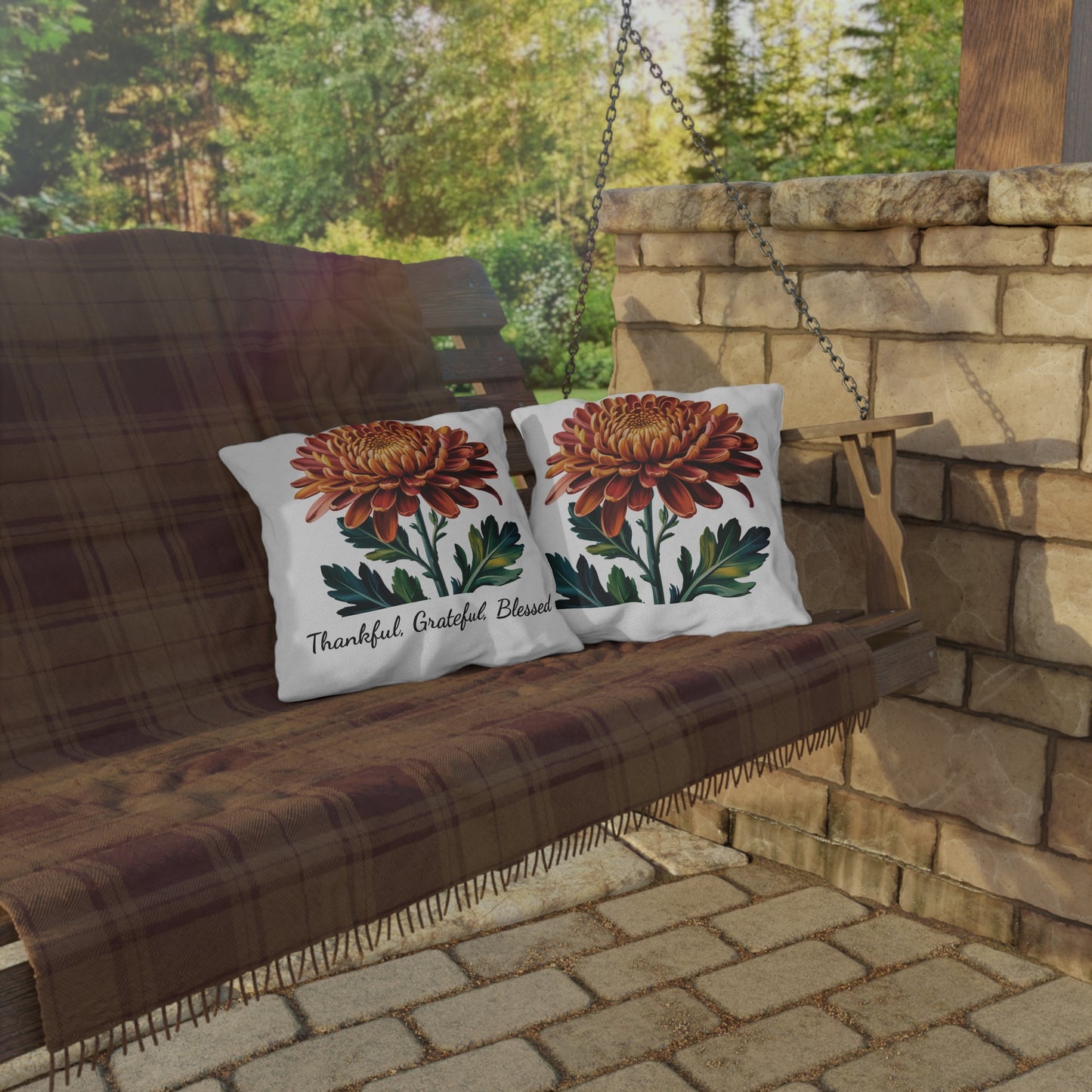Pillow - Thankful, Grateful, Blessed