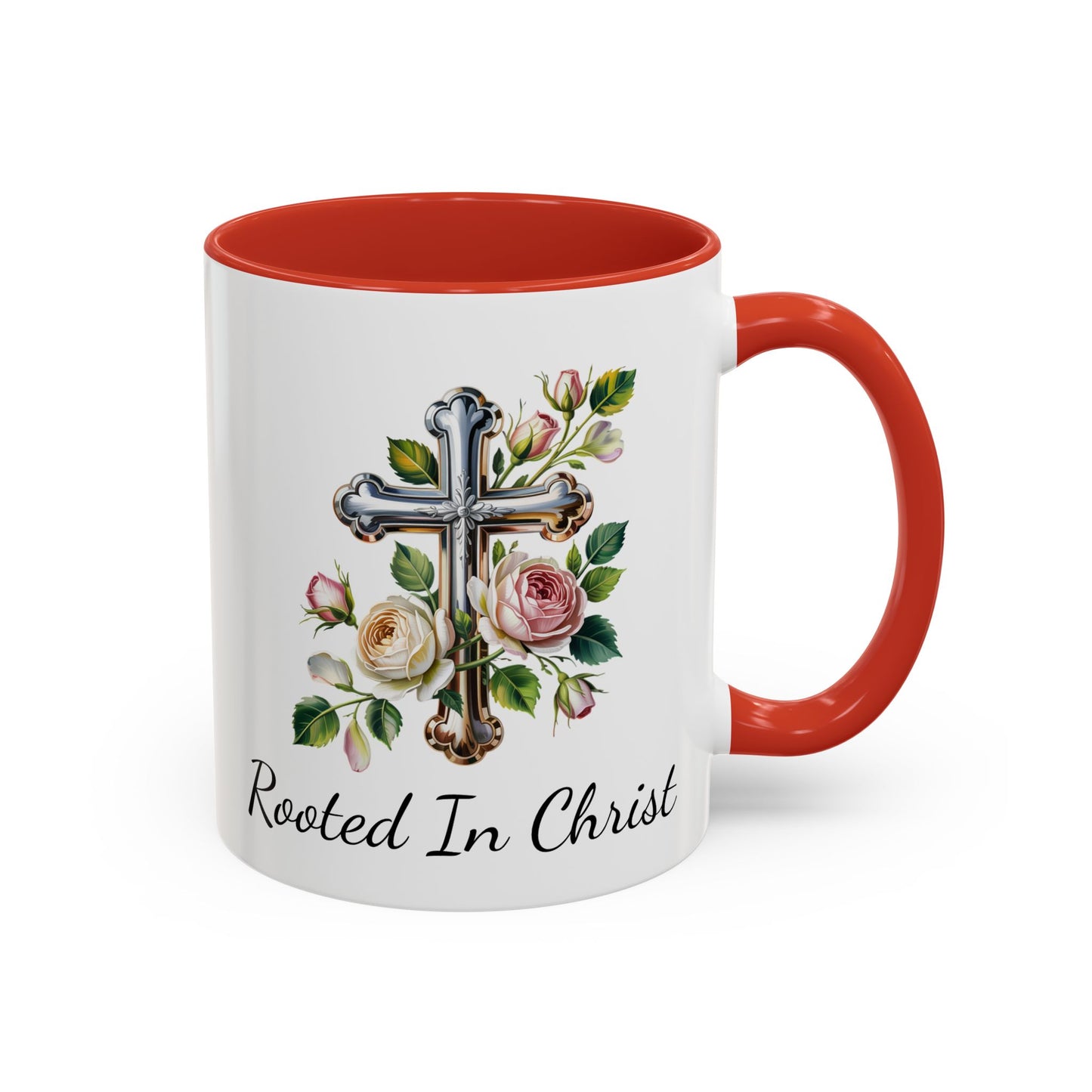 Accented Coffee Mug - Rooted In Christ