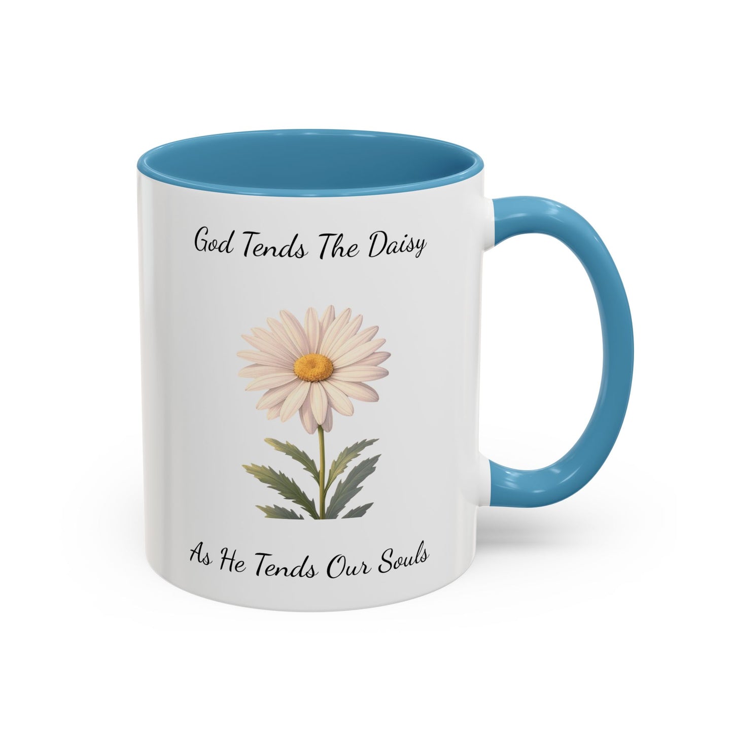 Accented Coffee Mug - Daisy