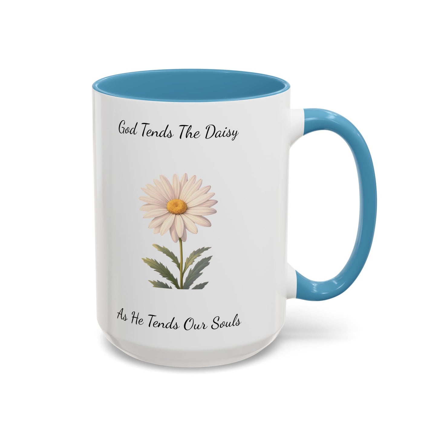 Accented Coffee Mug - Daisy