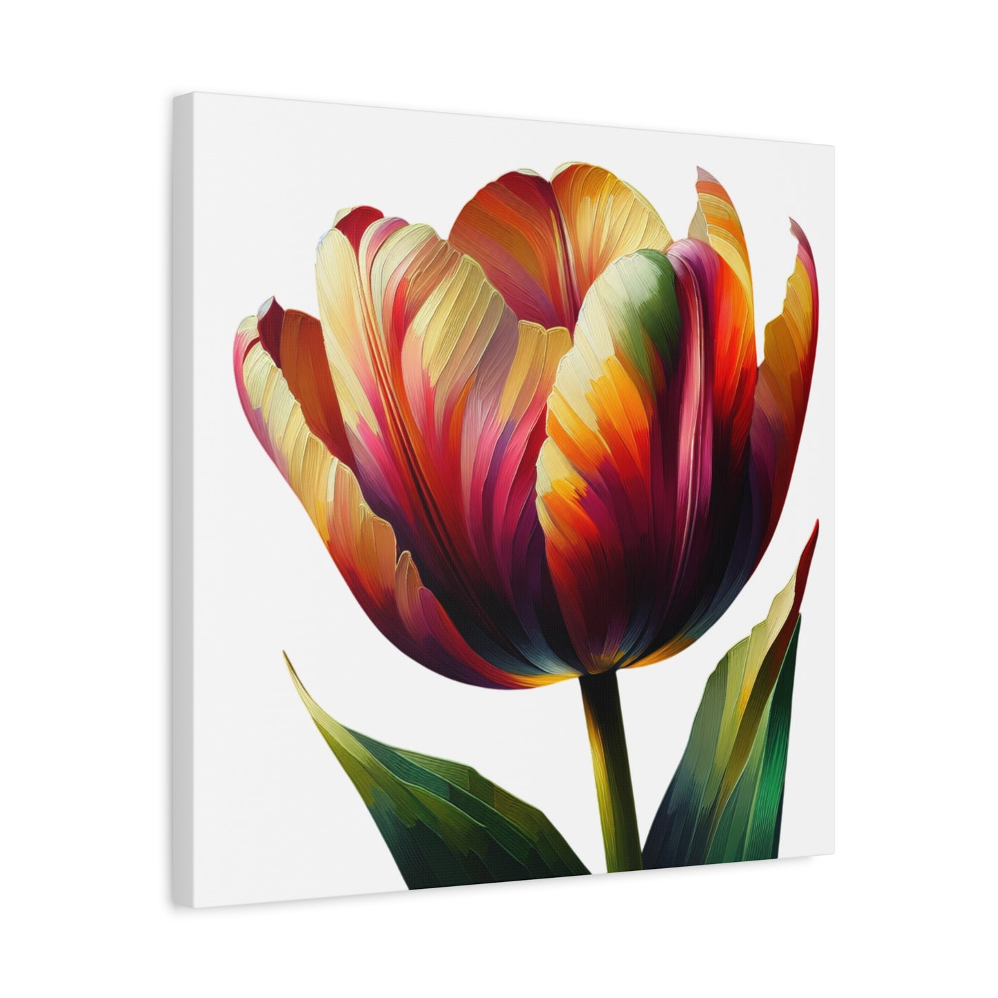 Tulip Flower Canvas Wall Art