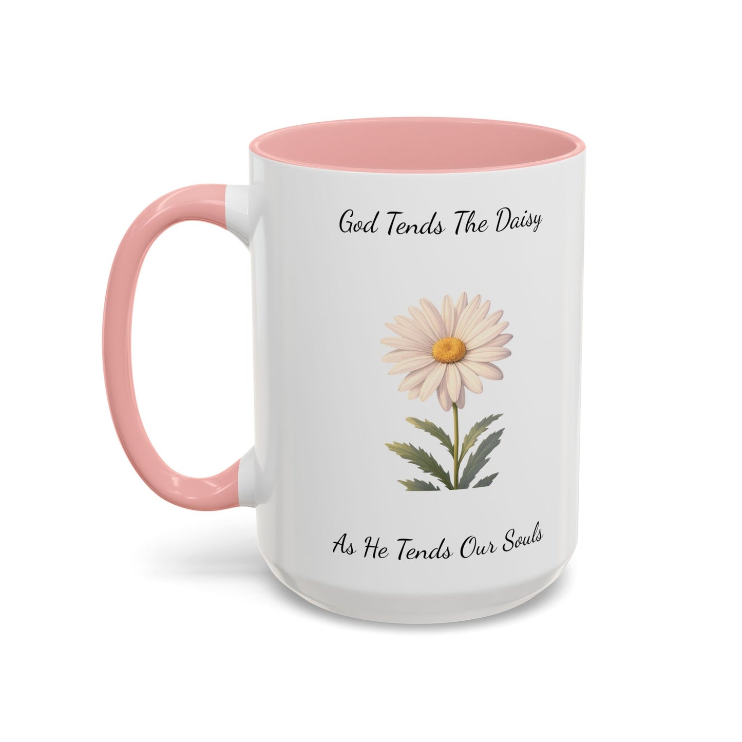Accented Coffee Mug - Daisy
