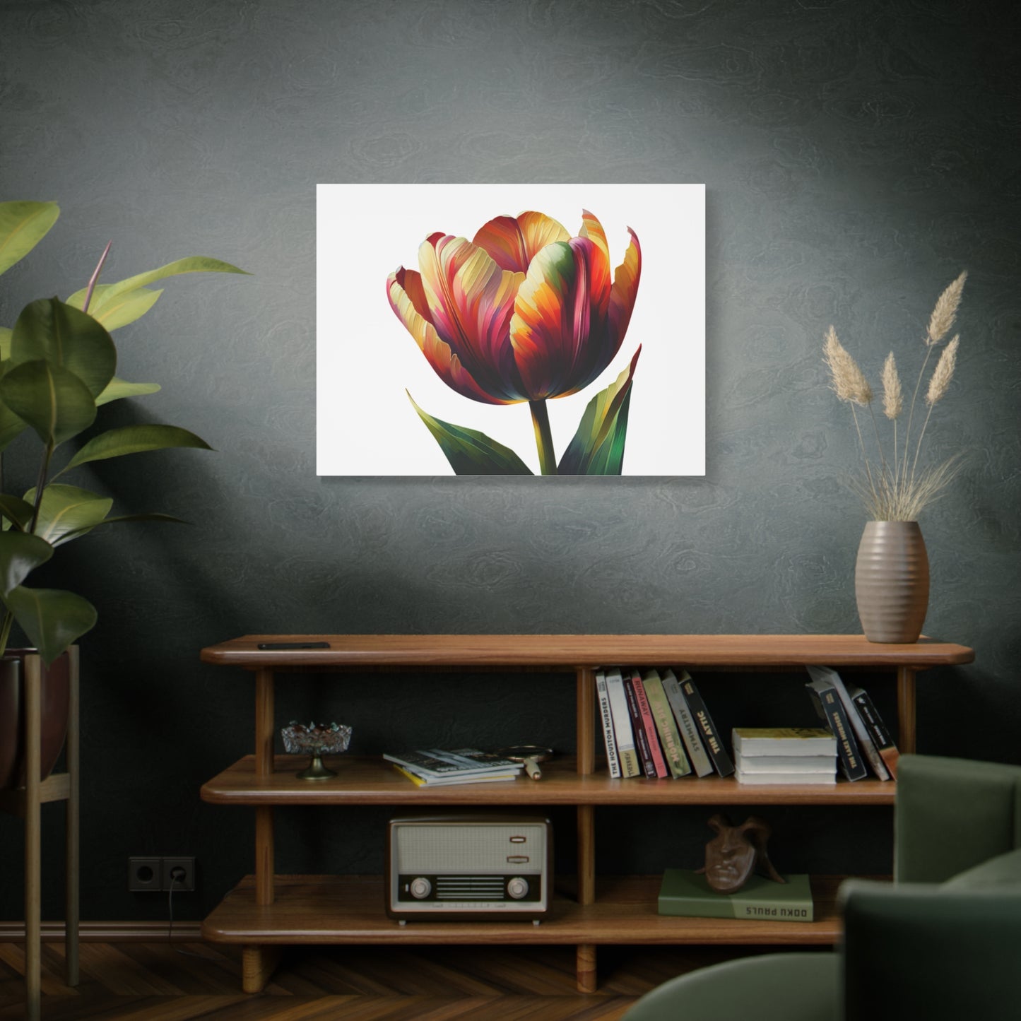 Tulip Flower Canvas Wall Art