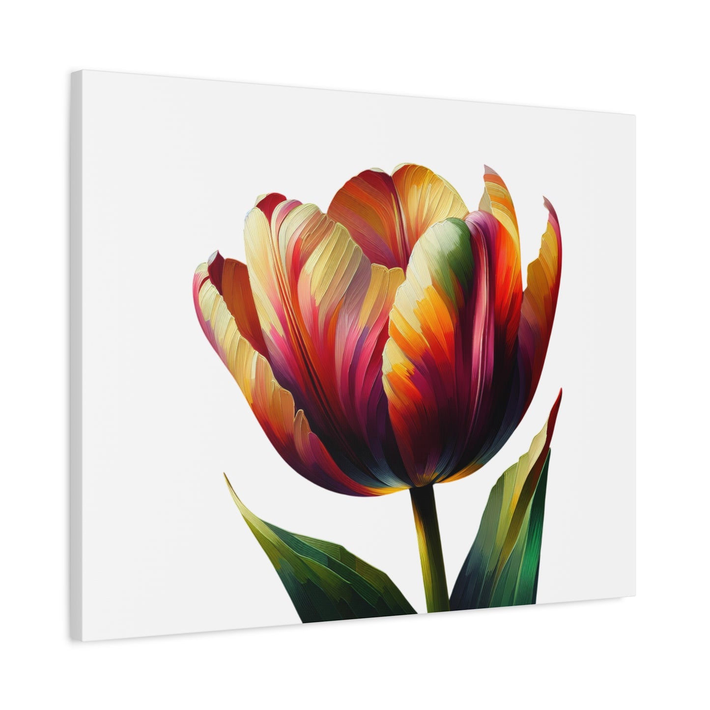 Tulip Flower Canvas Wall Art