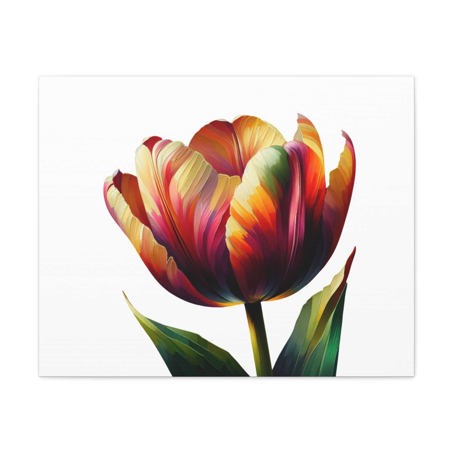 Tulip Flower Canvas Wall Art