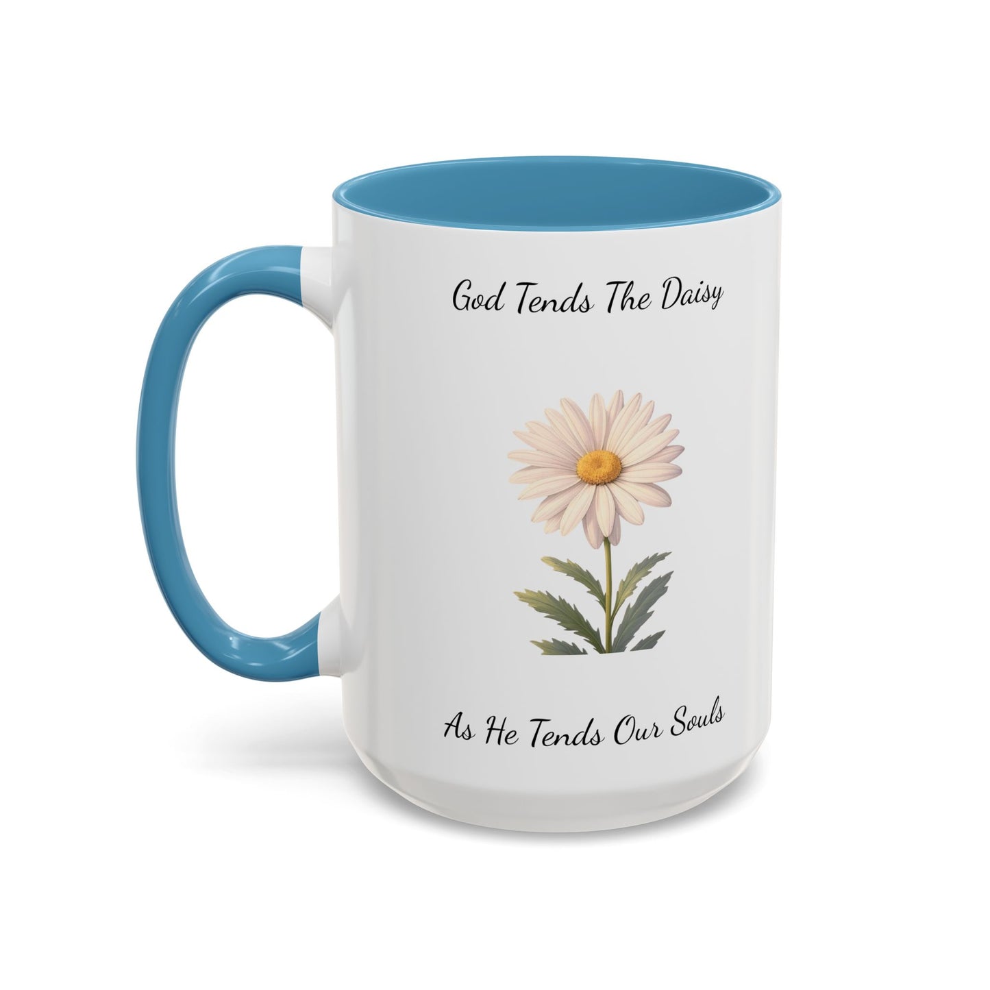 Accented Coffee Mug - Daisy