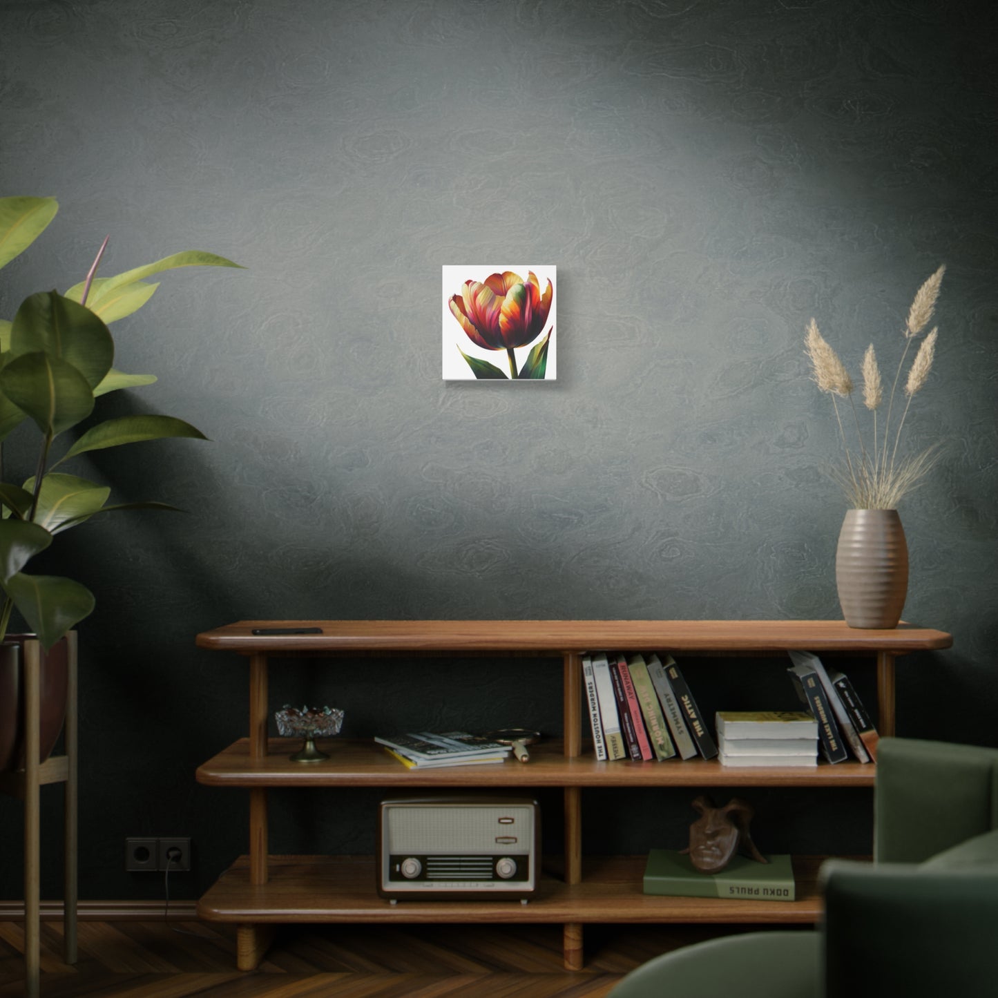 Tulip Flower Canvas Wall Art