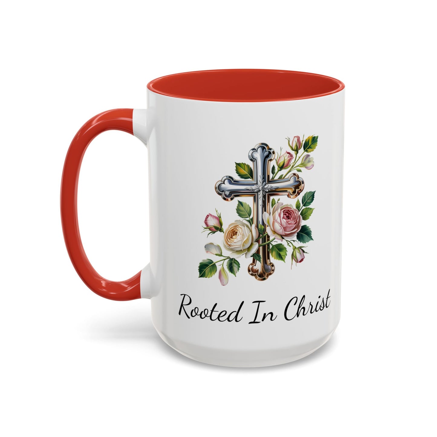 Accented Coffee Mug - Rooted In Christ