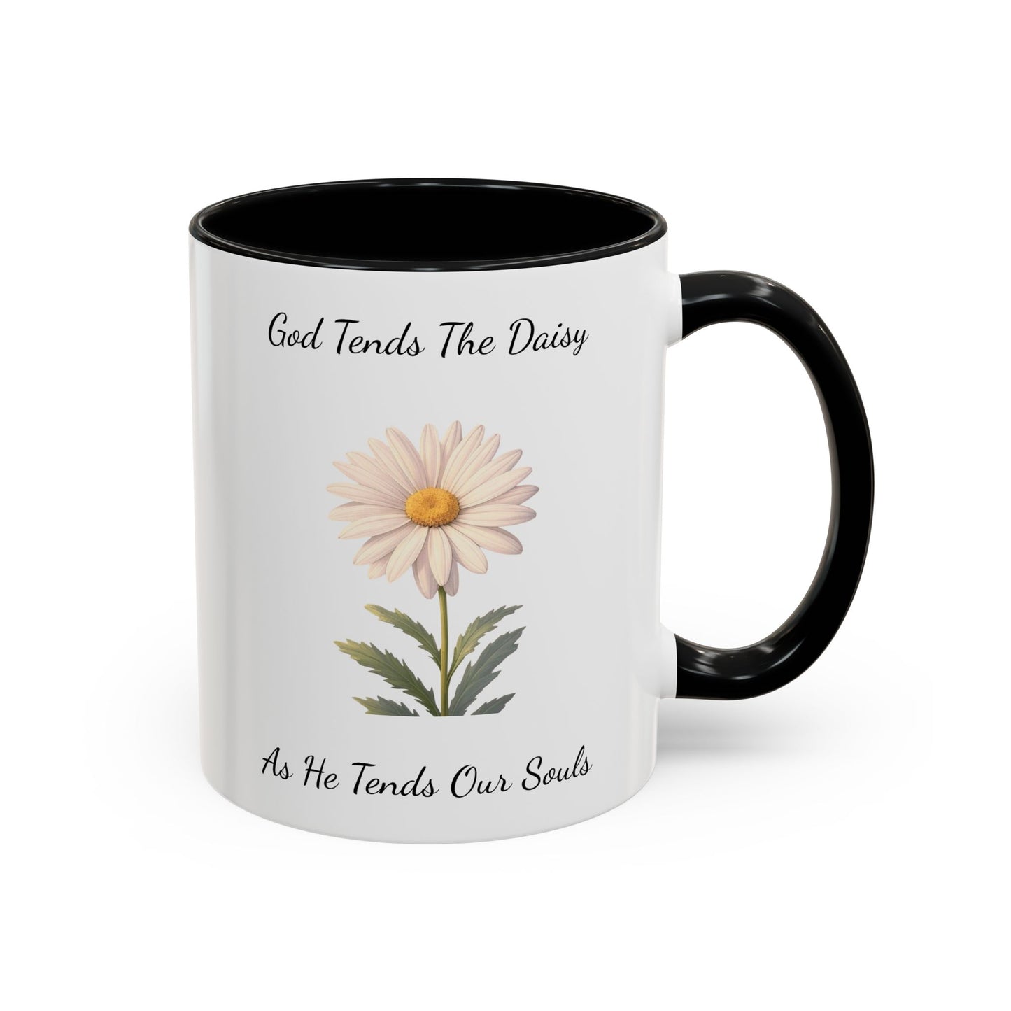 Accented Coffee Mug - Daisy
