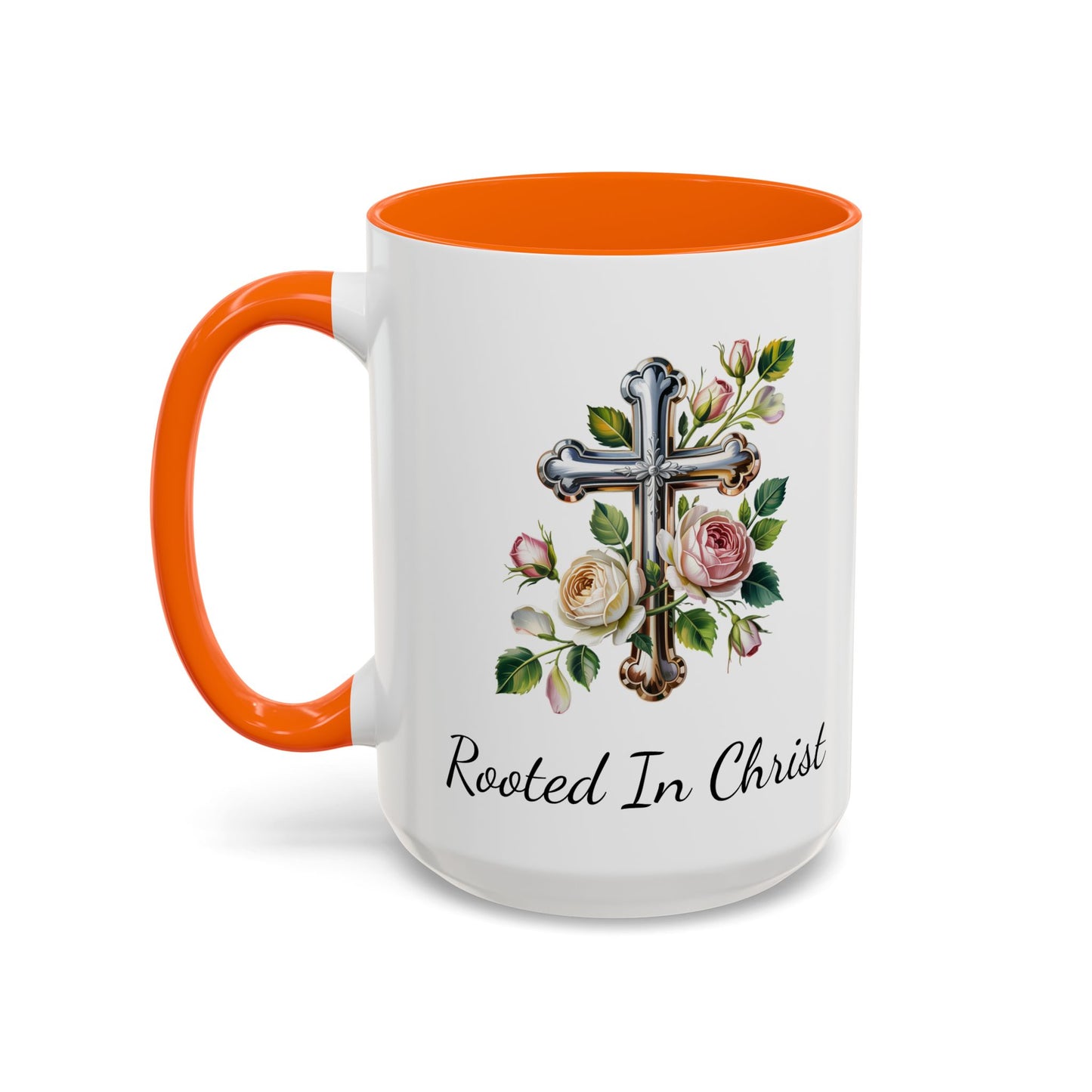 Accented Coffee Mug - Rooted In Christ