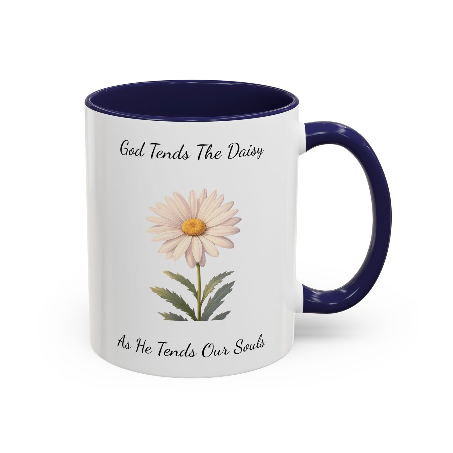 Accented Coffee Mug - Daisy