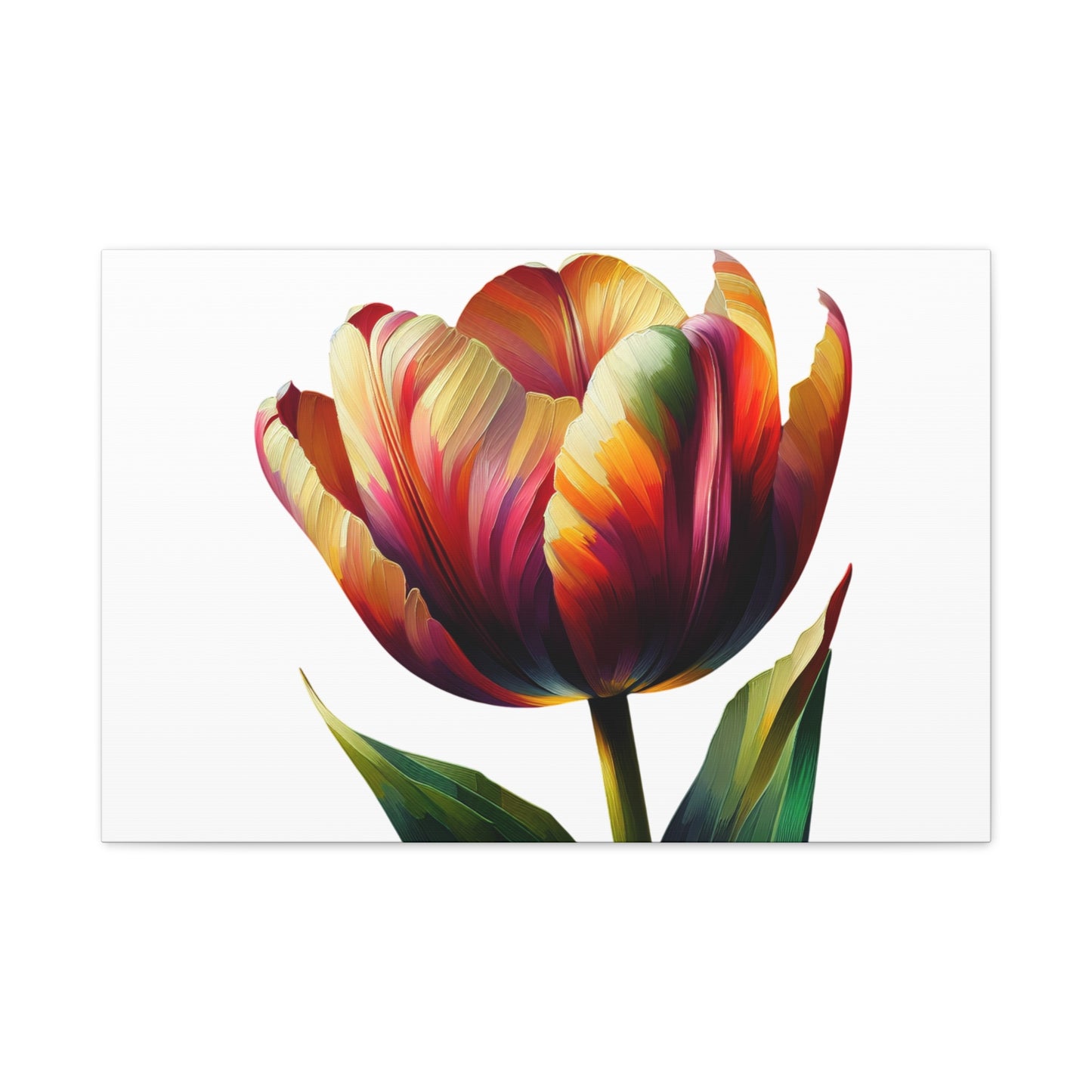 Tulip Flower Canvas Wall Art