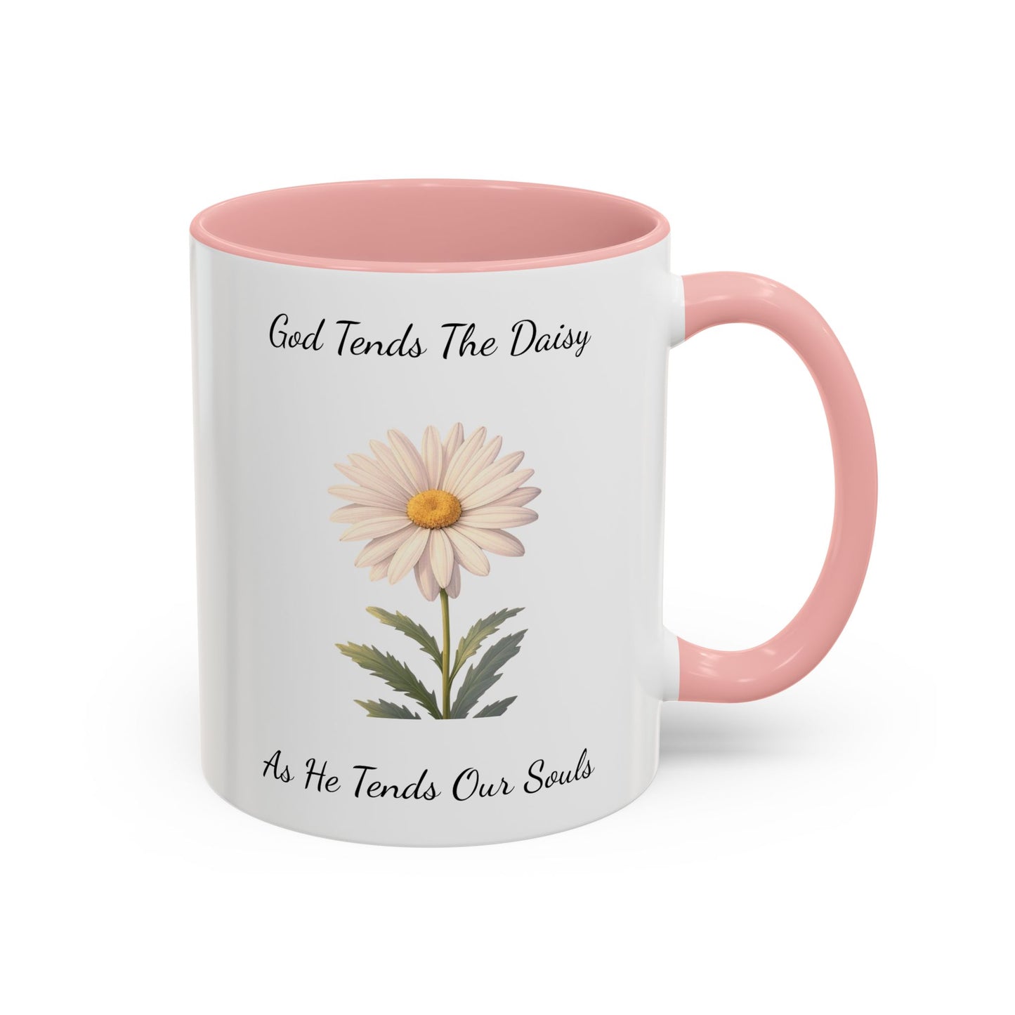 Accented Coffee Mug - Daisy