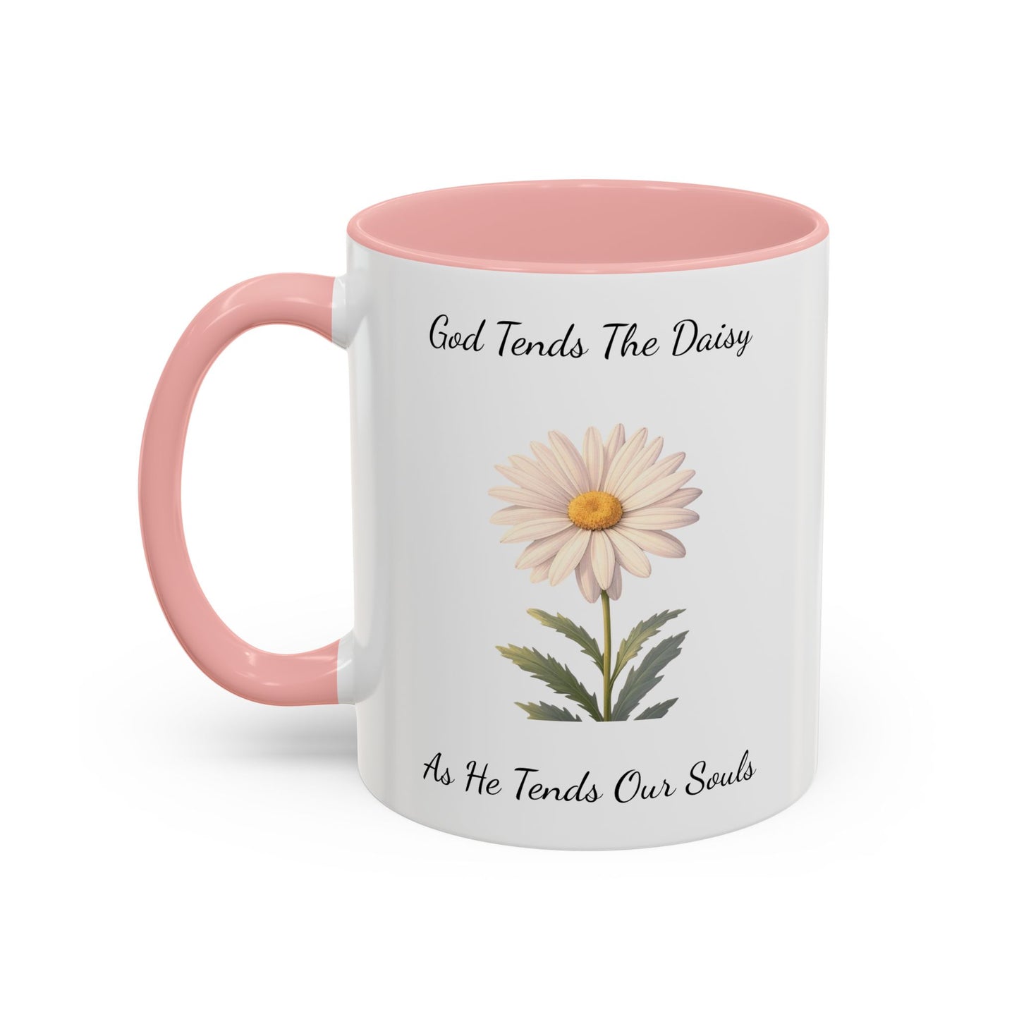 Accented Coffee Mug - Daisy