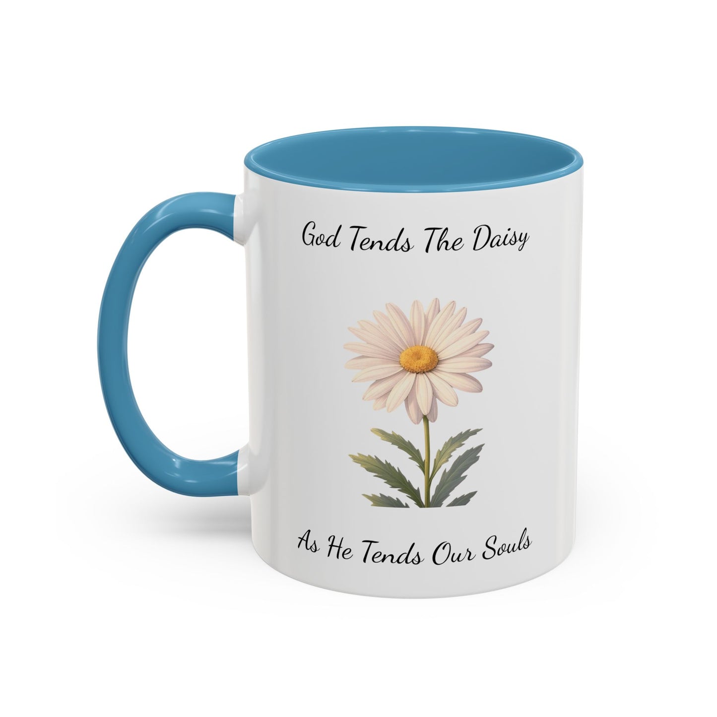 Accented Coffee Mug - Daisy
