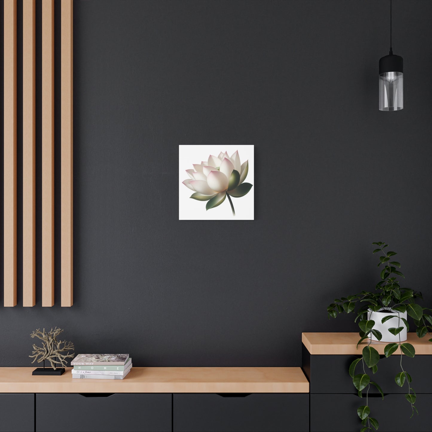 Lotus Flower Canvas Wall Art