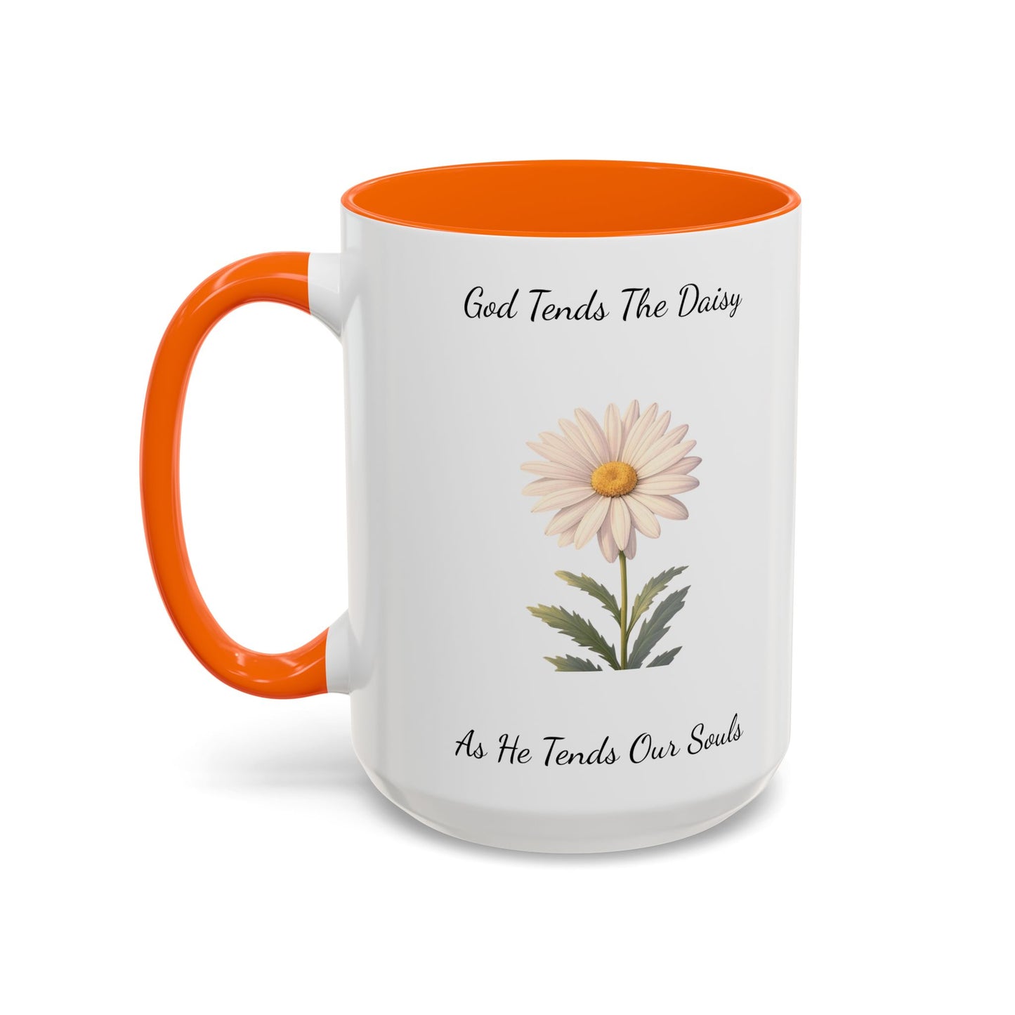 Accented Coffee Mug - Daisy