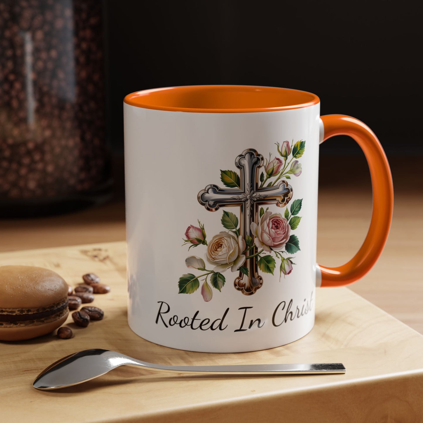 Accented Coffee Mug - Rooted In Christ
