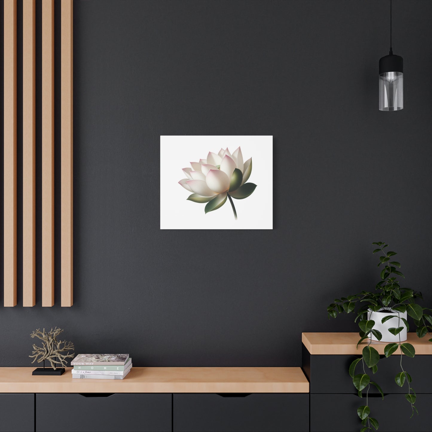 Lotus Flower Canvas Wall Art