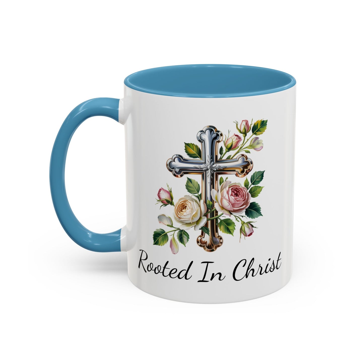 Accented Coffee Mug - Rooted In Christ