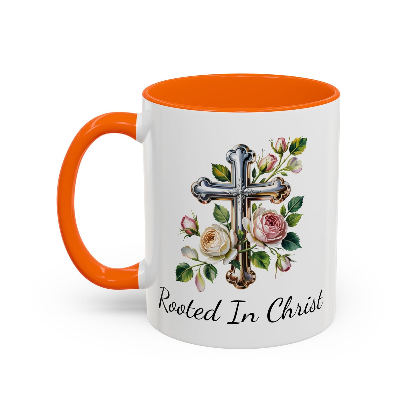 Accented Coffee Mug - Rooted In Christ