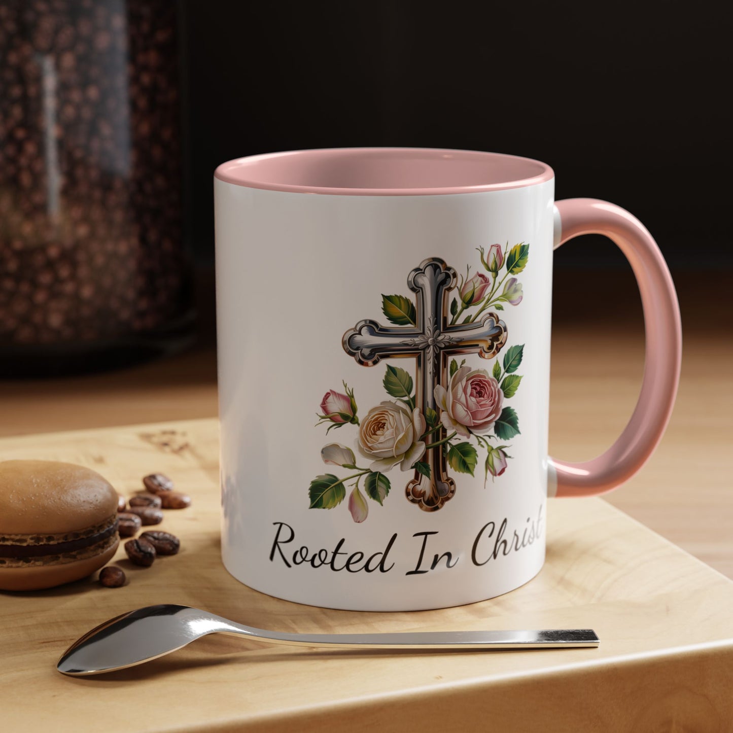 Accented Coffee Mug - Rooted In Christ