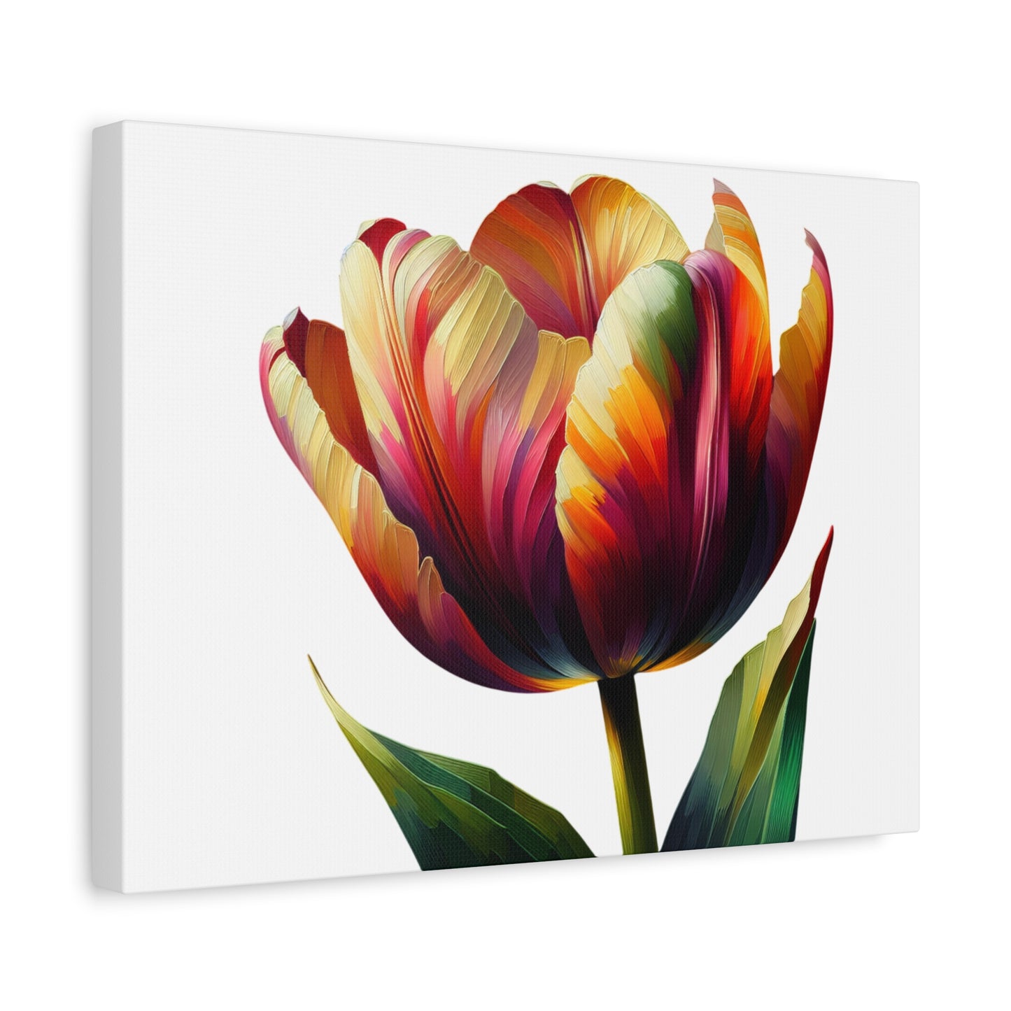 Tulip Flower Canvas Wall Art