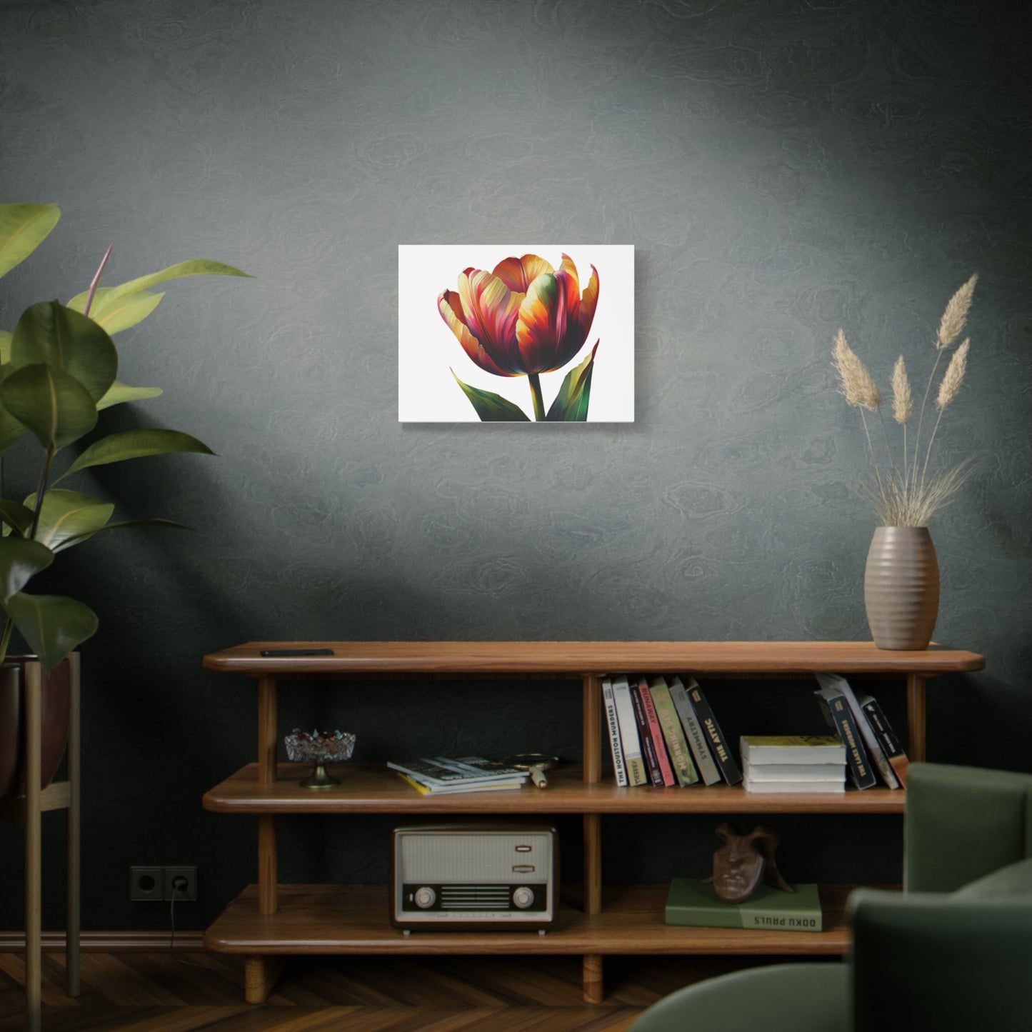Tulip Flower Canvas Wall Art