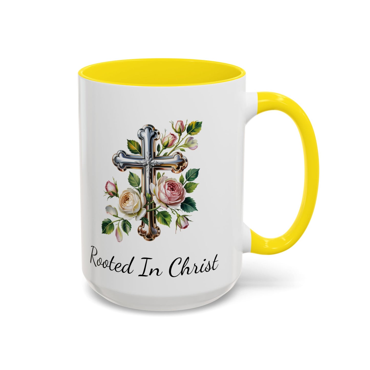 Accented Coffee Mug - Rooted In Christ