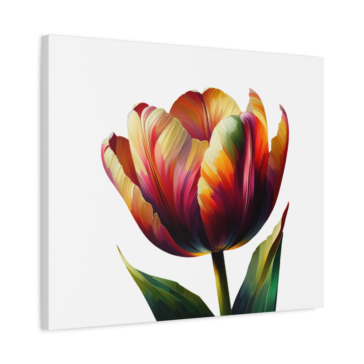 Tulip Flower Canvas Wall Art