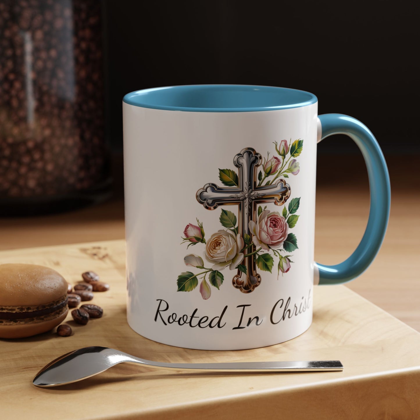 Accented Coffee Mug - Rooted In Christ