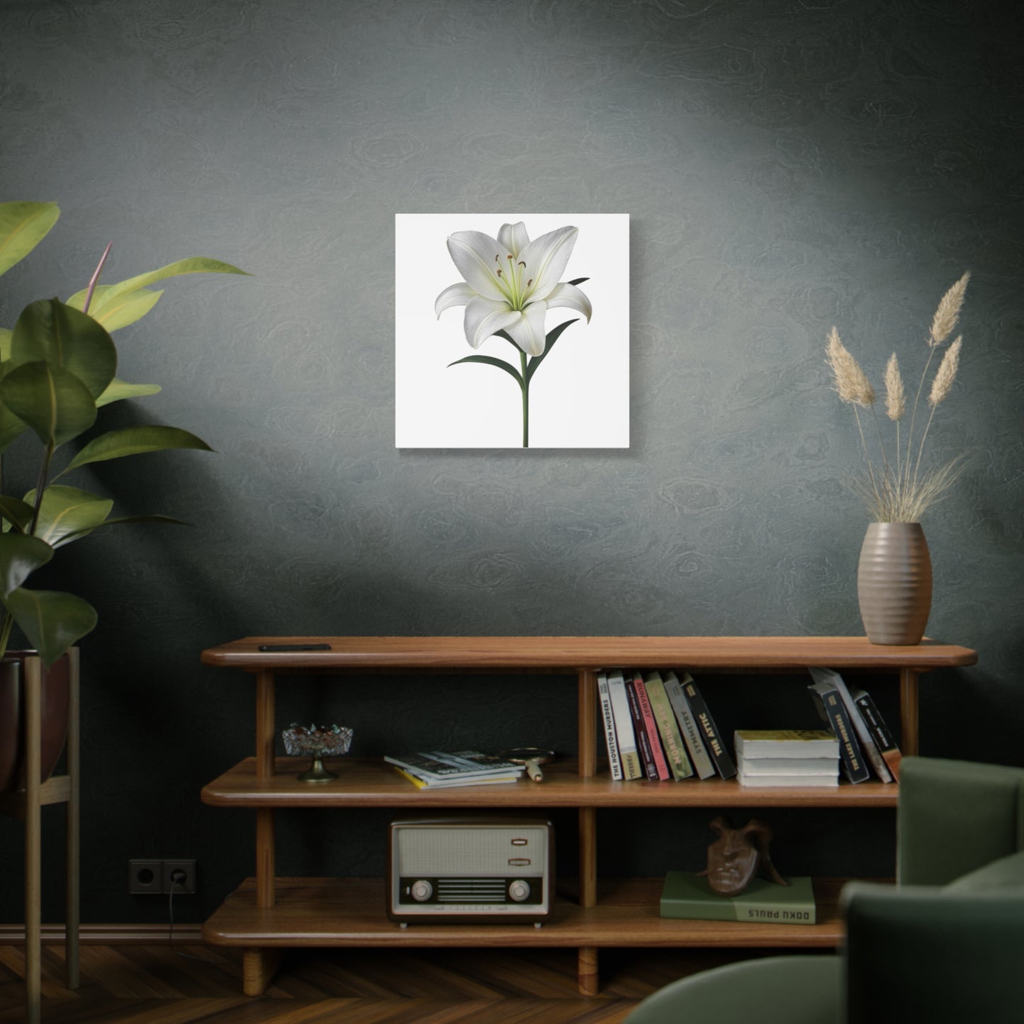 Lily Flower Canvas Wall Art