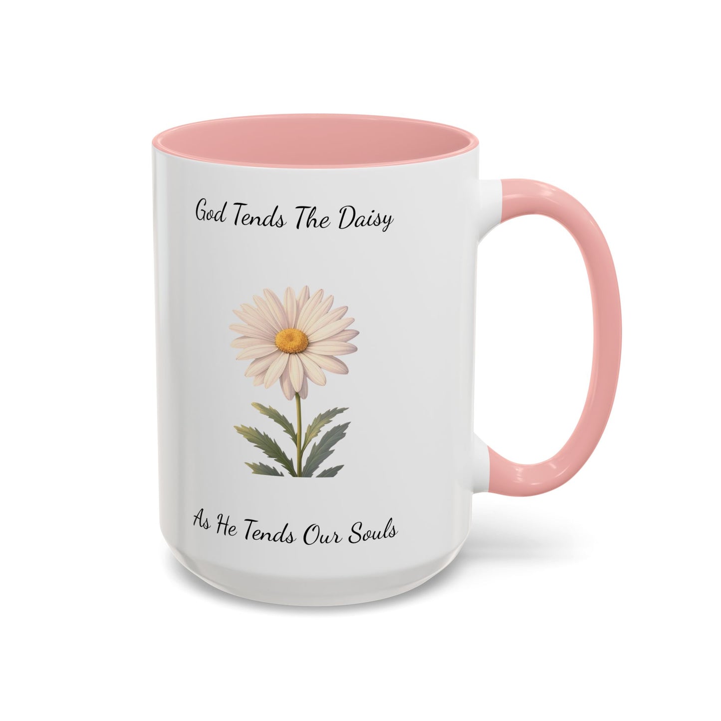 Accented Coffee Mug - Daisy