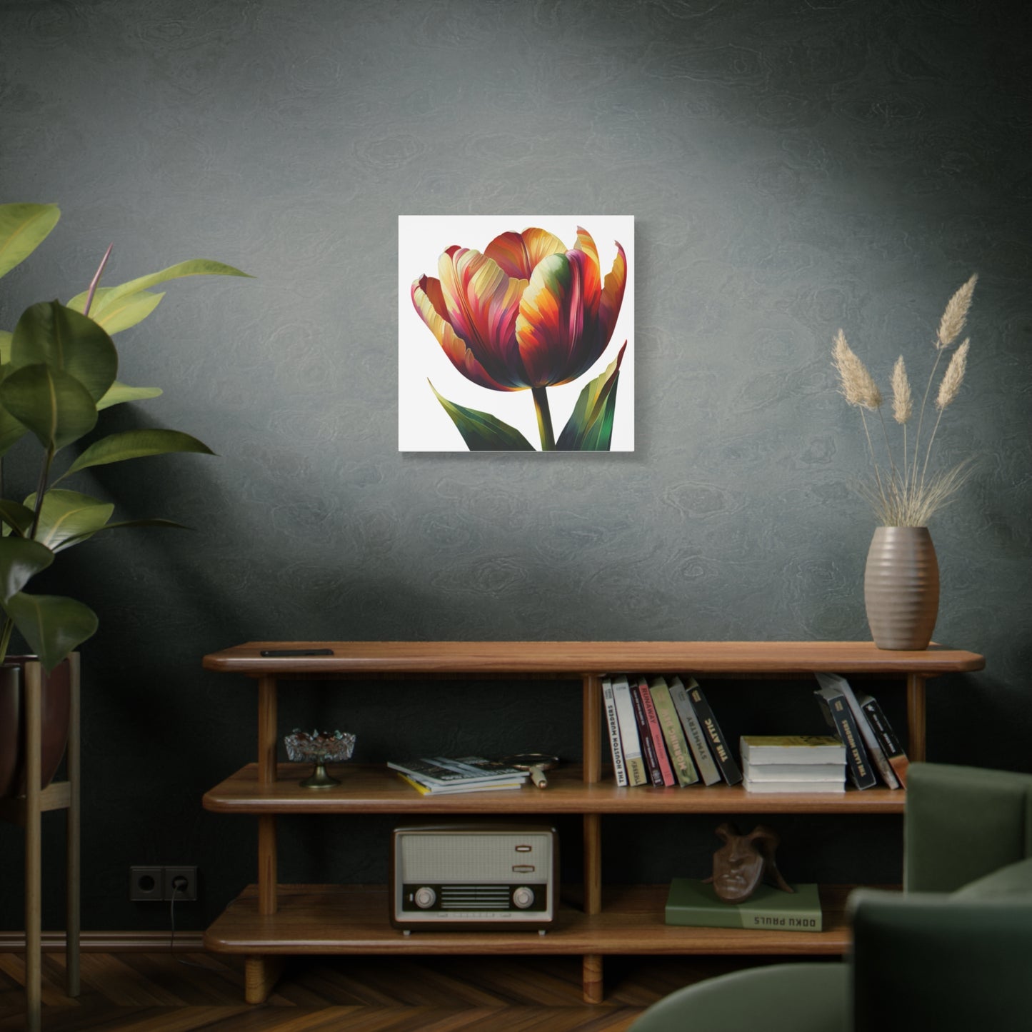 Tulip Flower Canvas Wall Art