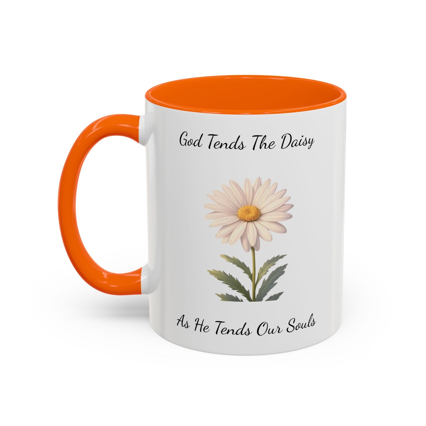 Accented Coffee Mug - Daisy