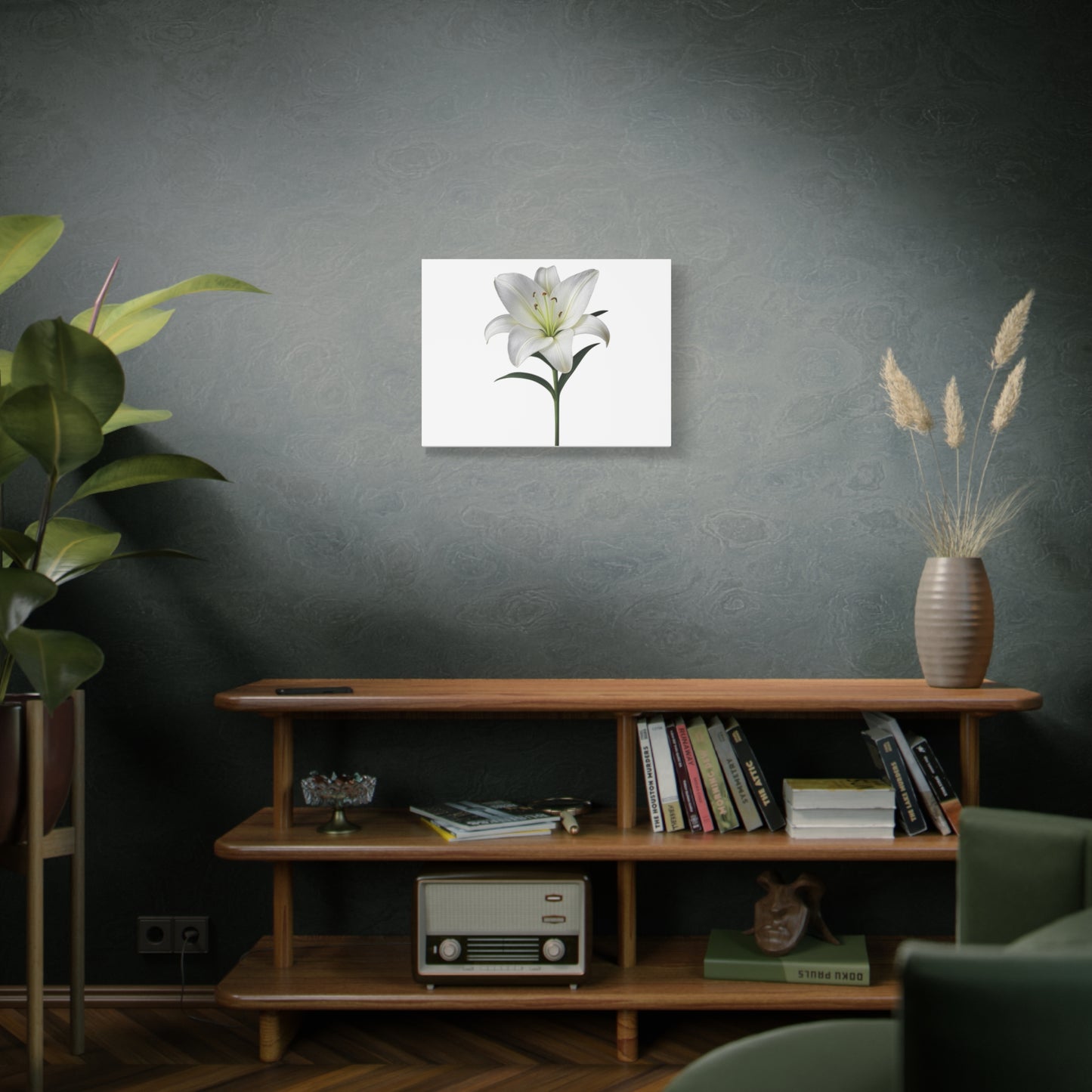 Lily Flower Canvas Wall Art