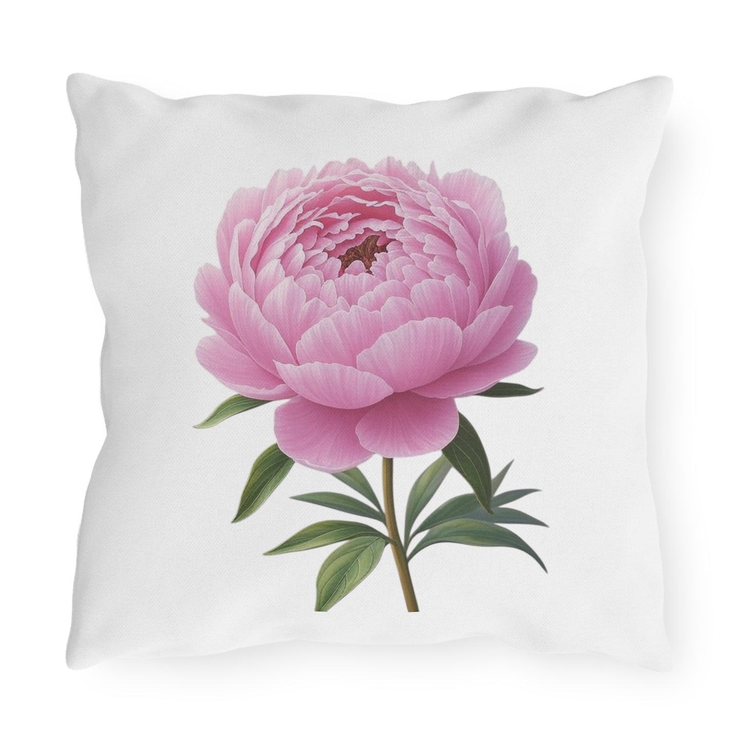 Pillow - Harmony Grows With Well Rooted Souls Peony