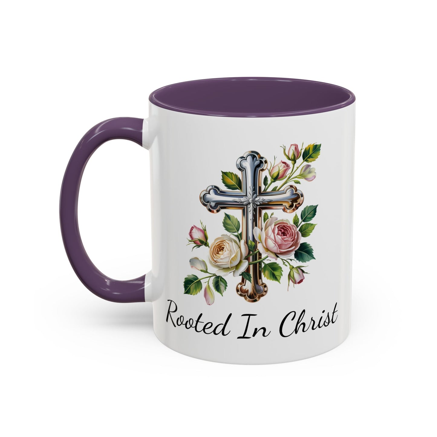 Accented Coffee Mug - Rooted In Christ