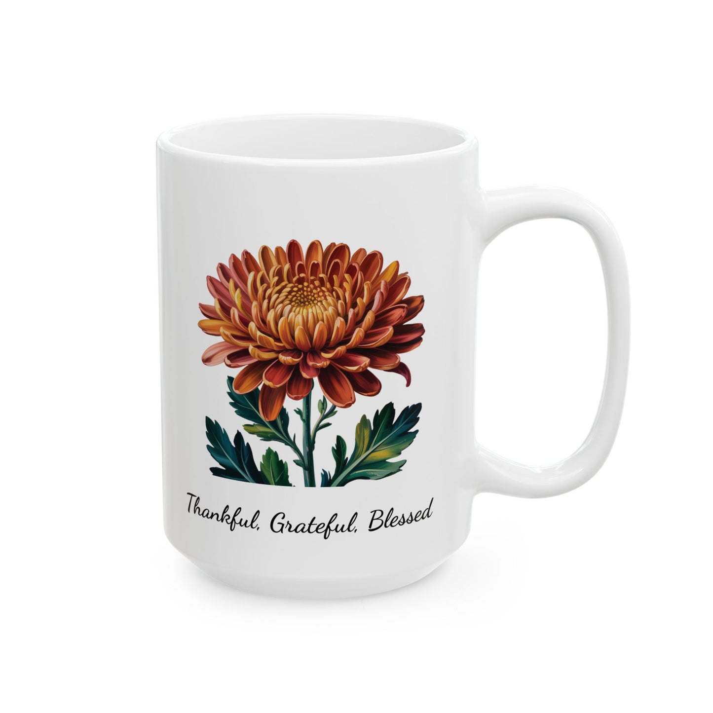 Coffee Mug - Thankful, Grateful, Blessed