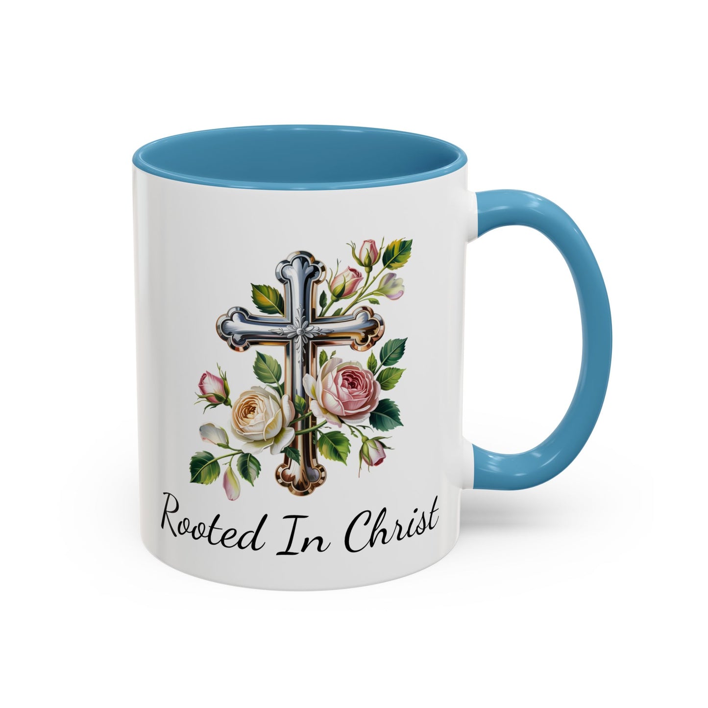 Accented Coffee Mug - Rooted In Christ