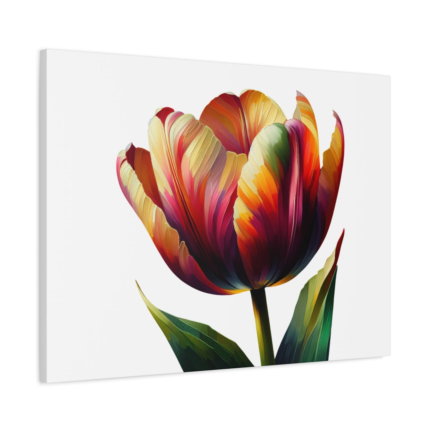 Tulip Flower Canvas Wall Art